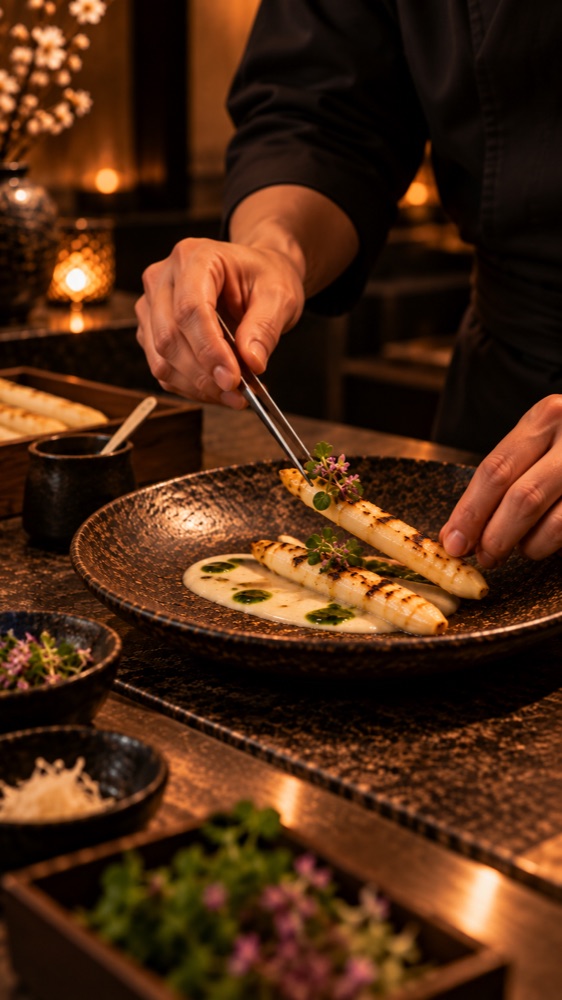 Asperges grillées